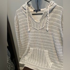 Ocean Drive beach sweatshirt/cover-up